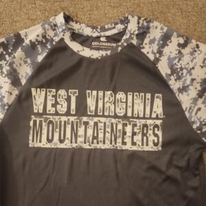 Colosseum West Virginia Mountaineers Camo Sleeve Shirt